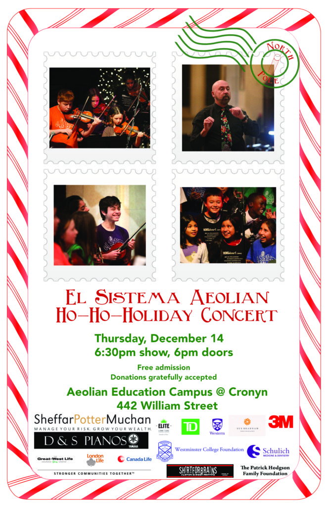 ESA Holiday Concert Poster
