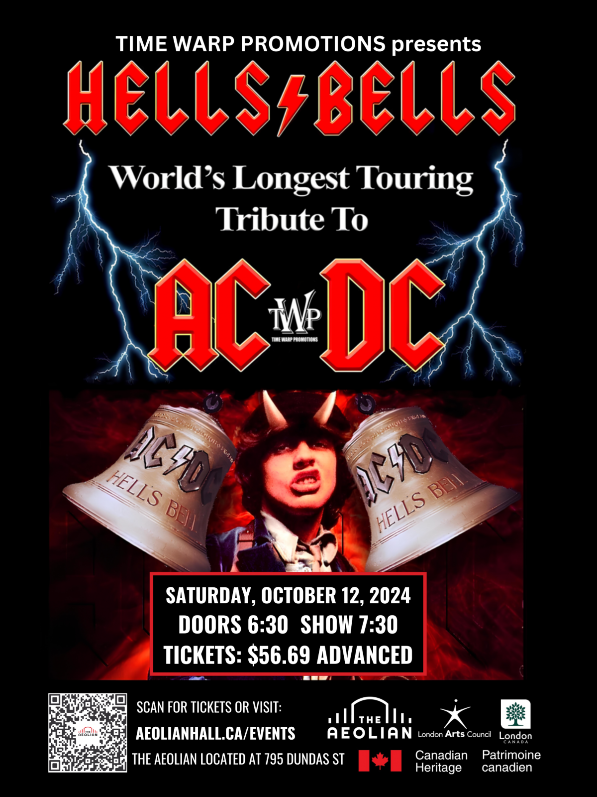 HELLS BELLS – Celebrating the Music of AC/DC – The Aeolian Hall